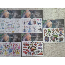 Cartoon Temporary Tattoos