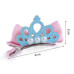 Glitter Princess Crown Bow Hair Clip