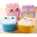 Owl Lunchbox with Snacks