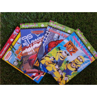 Cartoon Colouring and Sticker Book