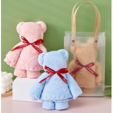 Cute Bear Towel with Carrier