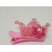 Glitter Crown Hair Clip